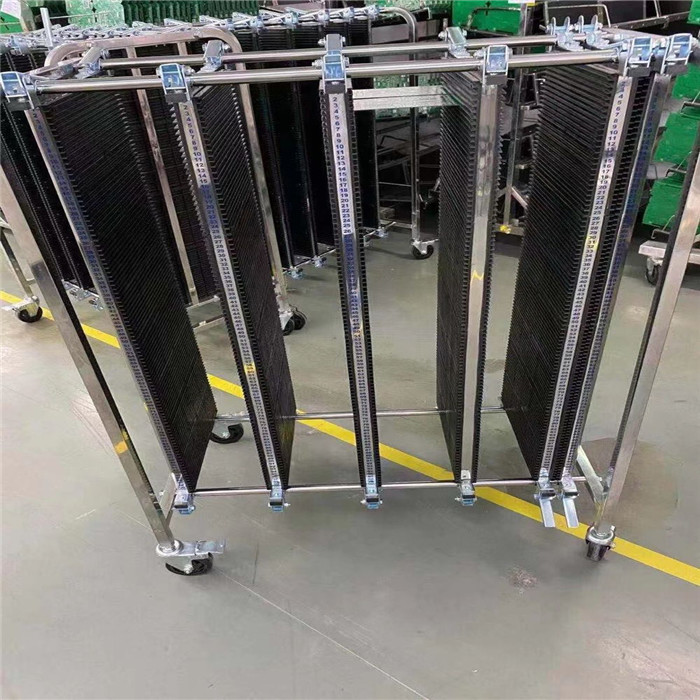 SS201 ESD Circulation PCB Storage Cart 150kg/Layer Cabinet Tool Cart