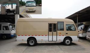 Quality 5 Gears Coaster Mini Bus Van , Aluminum Transport 15 Passenger Mini Bus wholesale