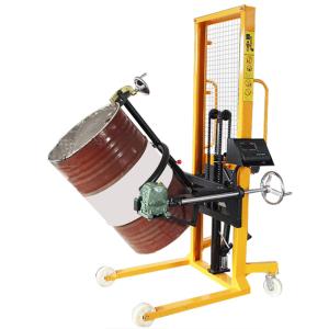 Quality DT500 Portable 0.12mps Vertical 205l Drum Handling Lifter Cart wholesale