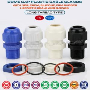 Quality Nylon Elongated M20 Cable Gland, IP68 Waterproof 6-12mm Lengthened Cable Gland Protector Long Thread Gland Connector wholesale