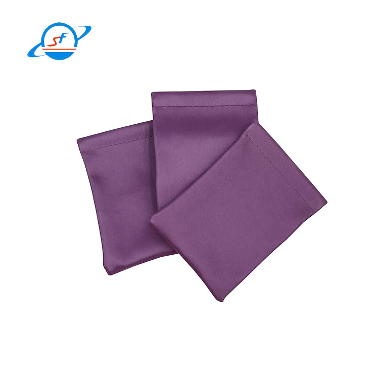 8*8cm Leather Jewelry Packaging Pouches For Necklace Earring