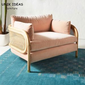 Quality 2 3 Piece Living Room Sectional Sofa With Recliners Pink Lounge Rattan Wicker Velvet wholesale