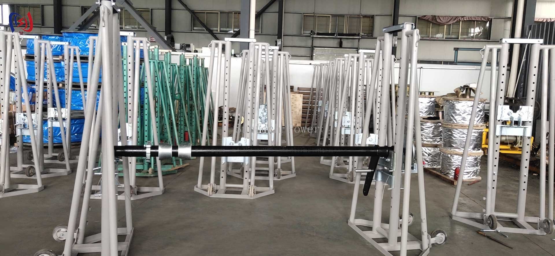 Hydraulic Cable Reel Stand 50KN - 300KN Cable Drum Stand