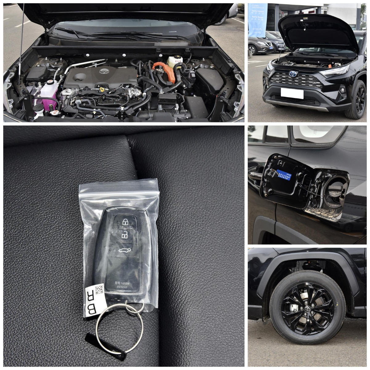 Leather Seats To-yota RAV-4 AWD Gasoline and Hybrid Versions 0km Used Car with Electric Steering System