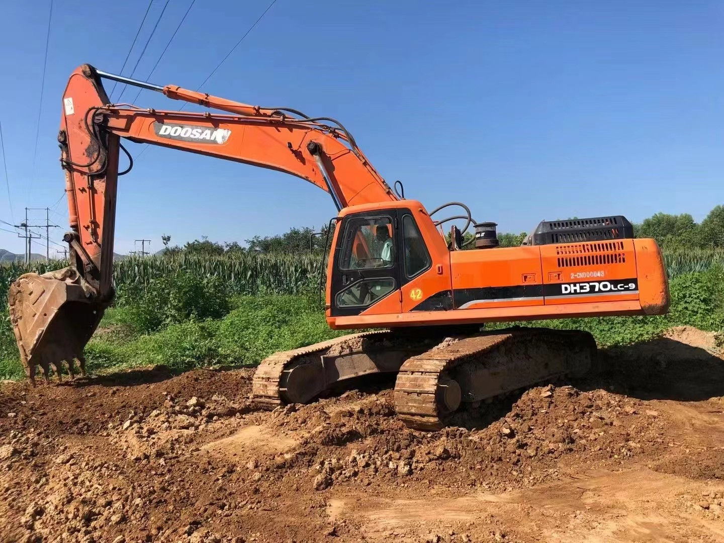 37 Ton Ready Used Excavator For Work And Experienced Used Korea Imported DOOSAN DH370LC-9 In Good Condition