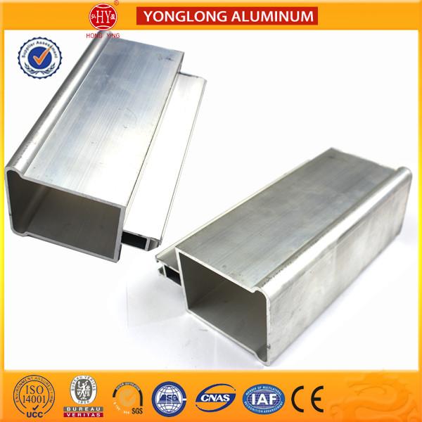 Low Pollution Machined Aluminium Tube Profiles , Standard Bendable Aluminium