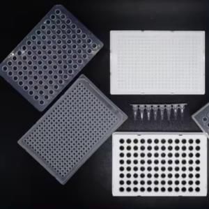 Quality OEM Other Synthesis Consumables Transparent Half Skirted PCR Plate wholesale