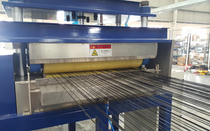 Fiber Coating Thermoplastic Line , Polymer Plastic Granulator Machine