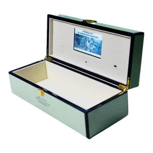 Quality Double Decker LCD video gift box Autoplay with Glossy lamination wholesale