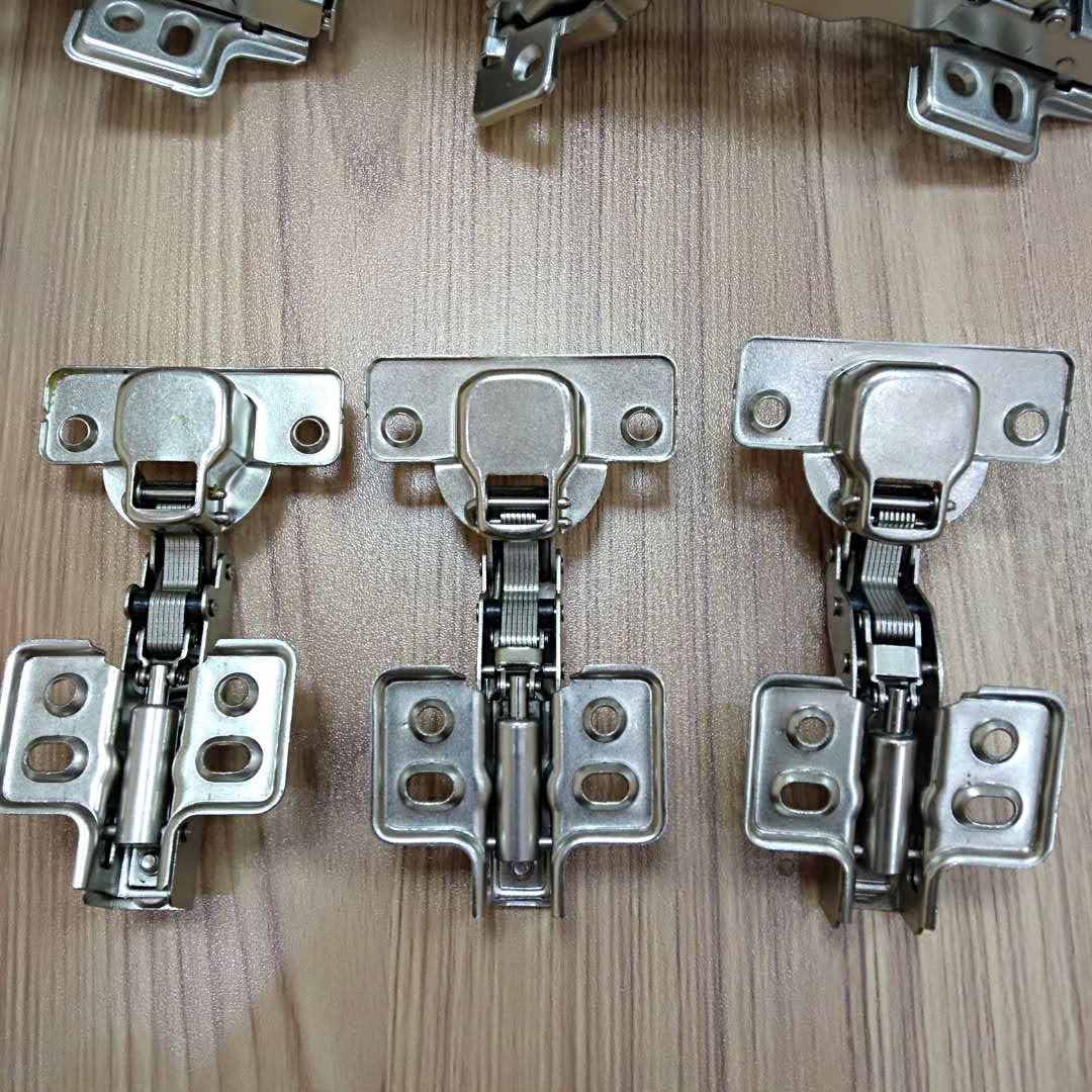 Kitchen Cabinet Metal Door Hinges 40mm Cup Vertical Opening Polished