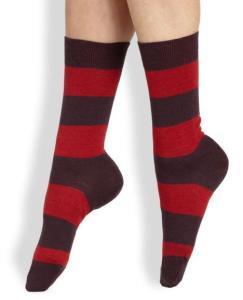 Quality Wholesale Wool Mid-calf Striped Dress Socks For Men wholesale
