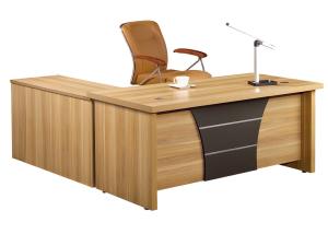 Quality Melamine Laminated Melamine Office Furniture Manager Desk With Steady Edge wholesale