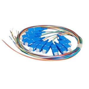 Quality Single Mode Pigtail LSZH/PVC G652D/G657A Fiber Optic Equipment for FTTH LC SC ST wholesale