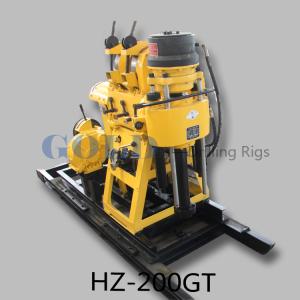 Quality 200m depth 75mm diameter portable Core Drilling Rig HZ-200GT wholesale