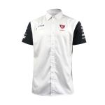 Summer Racing Men's Polo Shirt with Contrast Panel Side Panels and Sportswear