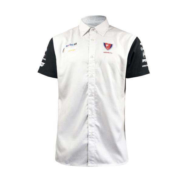 Summer Racing Men's Polo Shirt with Contrast Panel Side Panels and Sportswear
