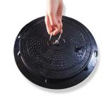 FRP Garden Rainwater Manhole Cover , 38mm Height Composite Resin Manhole Cover
