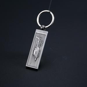 Quality 1.5mm 2mm Personalized Engraved Stainless Steel Keychains Innovative Souvenir wholesale