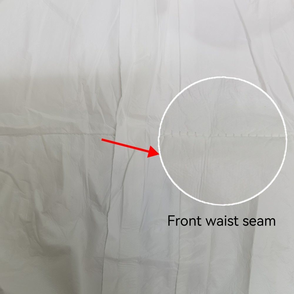 CE Type5&6 Wholesale White Disposable Microporous Coveralls with Elastic Wrist