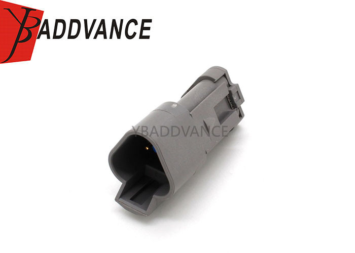 DT04-3P-CE01 Deutsch Automotive Connectors DT Series 3 Pin Male Connector With Wedge And Short Cap