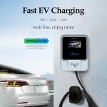 Single Phase 7KW EV Charger Wallbox 32A AC EVSE for Mercedes