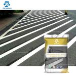 Crack Resistant Reflective Thermoplastic Paint Yellow Highway Paint No Wrinkles