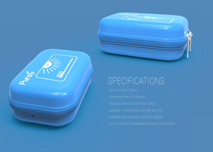 LED Virus flexible Protection Sanitizer UV Sterilizer waterproof Disinfection Box