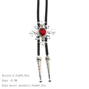 Quality Red Diamond Collar Lapel Pin For Shirt Collar 5.2cm×5.8cm Size wholesale