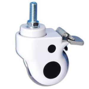 Quality 06-Medical caster Transparent PU cart wheels wholesale