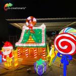 CE Water Resistant Giant Christmas Lantern Christmas House Lantern For Show