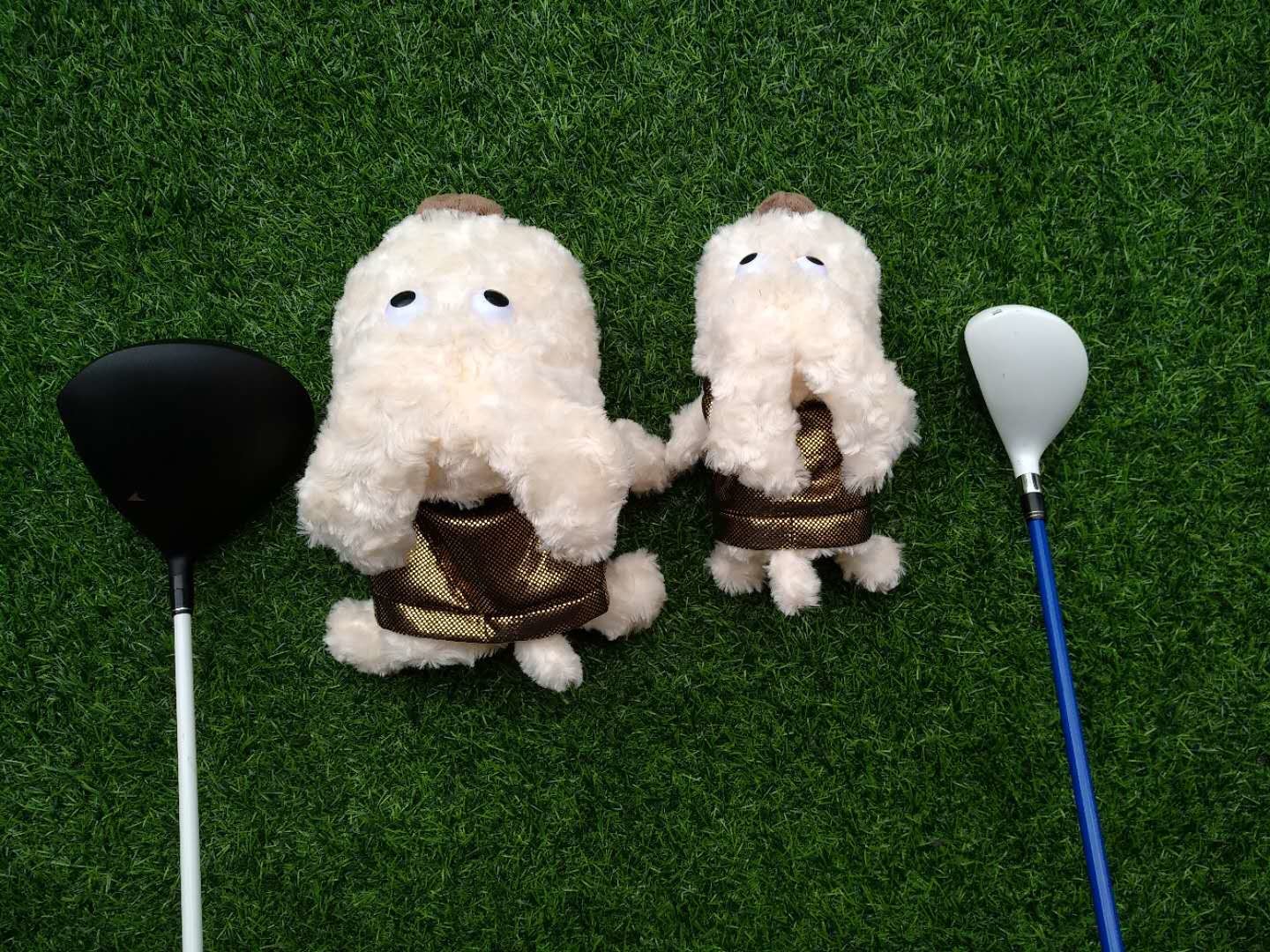 golf head cover , dog head cover , animal head cover , plush head cover , driver head cover