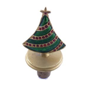 Quality Custom Christmas Design Bespoke Wine Bottle Stopper Zinc Alloy Wine Stopper wholesale