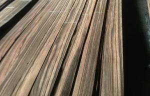Quality Natural Ebony Sliced Veneer 0.45mm Thickness With A Grade wholesale