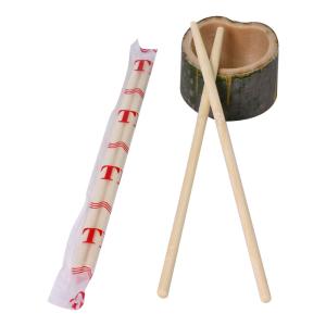 Quality Plastic Packaging Takeaway Round Bamboo Chopsticks Chinese Authentic Wooden wholesale