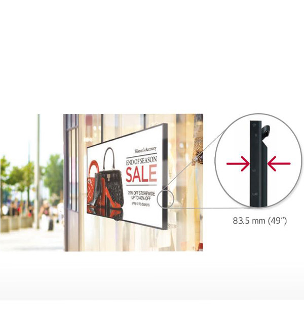 55" 3500nits 24/7 Commercial Grade Single Sided In-window Display