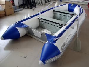 Quality 12 Feet Fishing Inflatable Yacht Tenders Aluminum Floor Inflatable Boat 5 Person wholesale