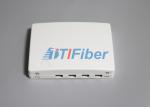4 Port SC FC ST LC Indoor Fiber Optic Termination Box For FTTD Network