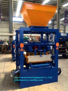 Quality Fully Automatic Cement Block Machine Brick Making Equipment 4 Pcs/Mould wholesale