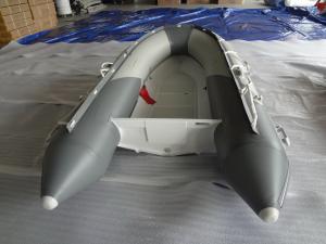 Quality Unique Deep V Bottom Fiberglass Hull Aluminum RIB Boat With Wood Bench Seat wholesale