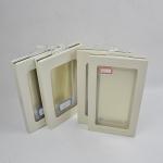 Mobile Phone Case Packaging Box With Clear PET PVC Window