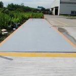 20kg accuracy pitless u beam structure 80T truck weight scale