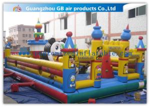 Quality Funny Giant Inflatable Amusement Park Happy Family Bouncy House wholesale