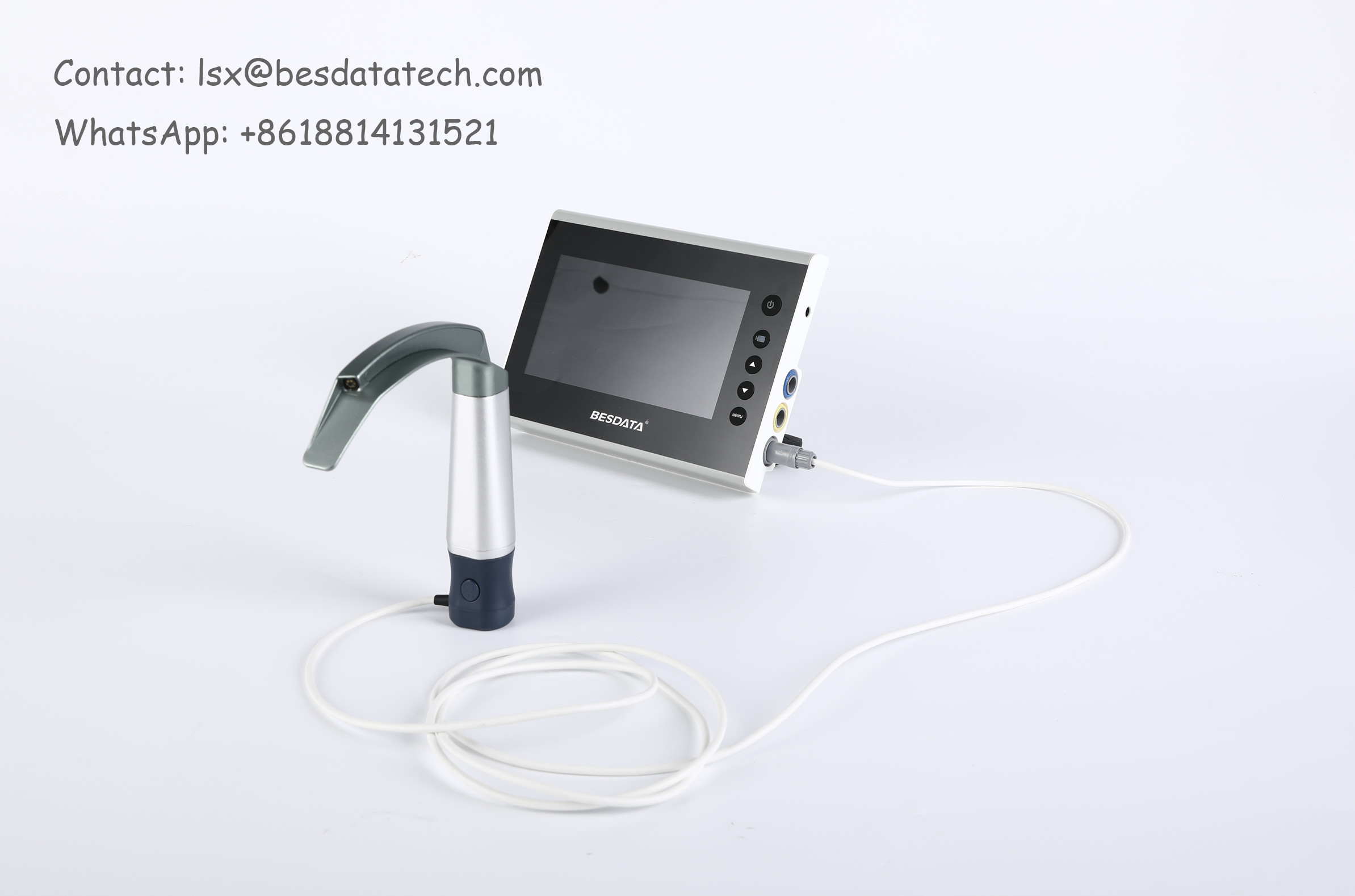 Veterinary use flexible endoscope Fiber Optic Anesthesia video laryngoscopy difficult airway pediatric neonate