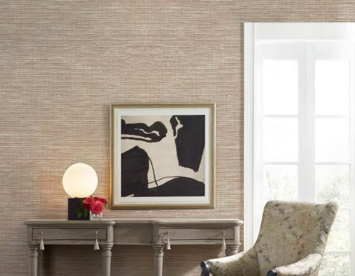 Strong Texture/Non-Toxic/Breathable/Sound-Absorbing/Natural/Harmonious/Beautiful Woven Wallpaper