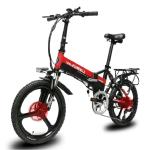 20 Inch Foldable Portable Electric Bike 48v 13AH L G Battery 400W Motor