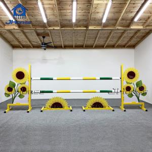 Quality High Safety Solid PVC Horse Jumps Equipment For Professional Equestrians wholesale