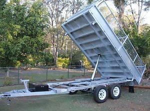 Quality 10x5 Galvanised Caged Tandem Trailer with Mechanical Disc Brake 2000KG wholesale