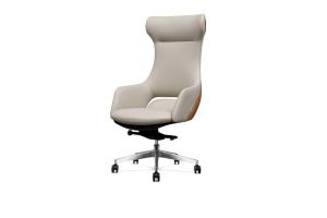Quality 135d Tilt Revolving Leather Chair , 0.4m3 Ergonomic Leather Chair wholesale