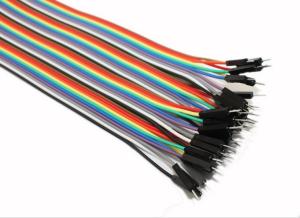 Quality 40 Pin 2.54 Pitch 20cm Male To Female Breadboard Jumper Wires Cable Ribbon wholesale