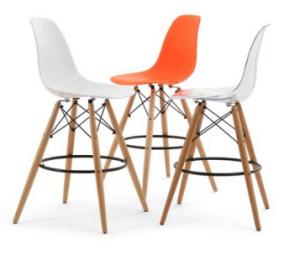 Quality ABS plastic cafe bar chair furniture wholesale